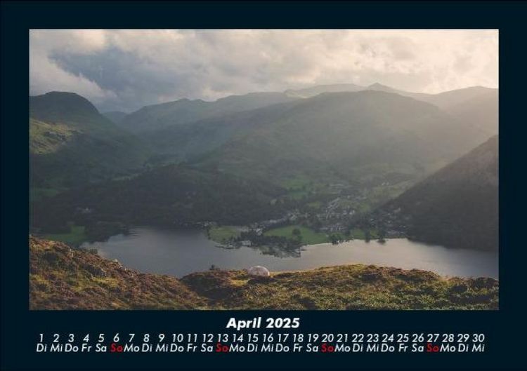 Produktbild: Landschaftskalender 2025 Fotokalender DIN A5