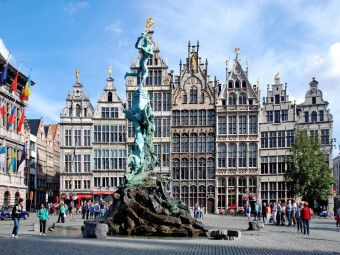 Produktbild: CALVENDO Puzzle Ein Motiv aus dem Kalender Antwerpen, die fl&auml;mische Hafenstadt | 1000 Teile Lege-Gr&ouml;&szlig;e 64x48cm Foto-Puzzle f&uuml;r gl&uuml;ckliche Stunden
