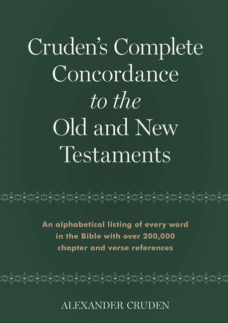 Produktbild: Cruden's Complete Concordance to the Old and New Testaments