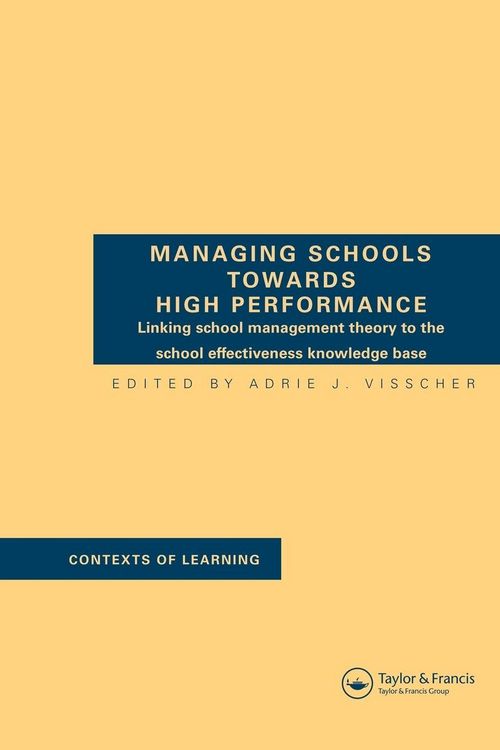 Produktbild: Managing Schools Towards High Performance