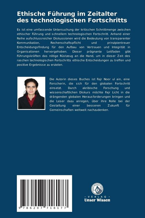 Produktbild: Ethische F&uuml;hrung im Zeitalter des technologischen Fortschritts