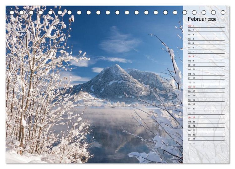 Produktbild: Oberallg&auml;uer Landschaft (Tischkalender 2026 DIN A5 quer), CALVENDO Monatskalender
