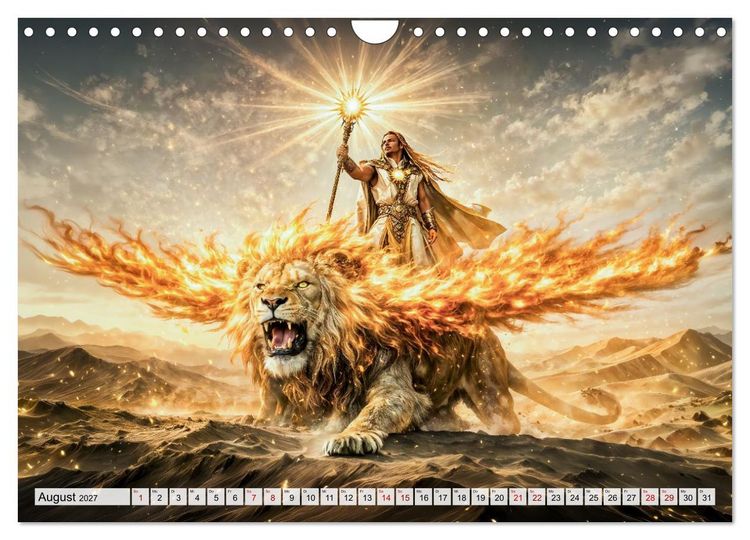 Produktbild: Sternzeichen - Die M&auml;chte des Tierkreises (Wandkalender 2027 DIN A4 quer), CALVENDO Monatskalender