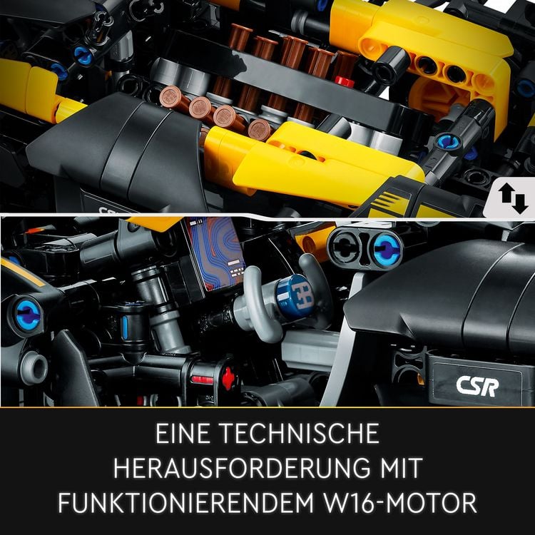 LEGO Technic Bugatti-Bolide, Spielzeugauto, Modellbausatz 42151