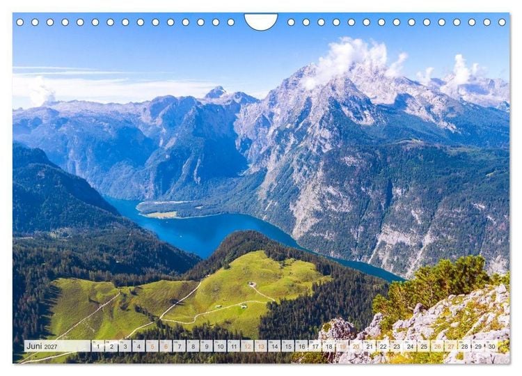 Produktbild: Berchtesgadener Land - Welt der Berge und Seen (Wandkalender 2027 DIN A4 quer), CALVENDO Monatskalender