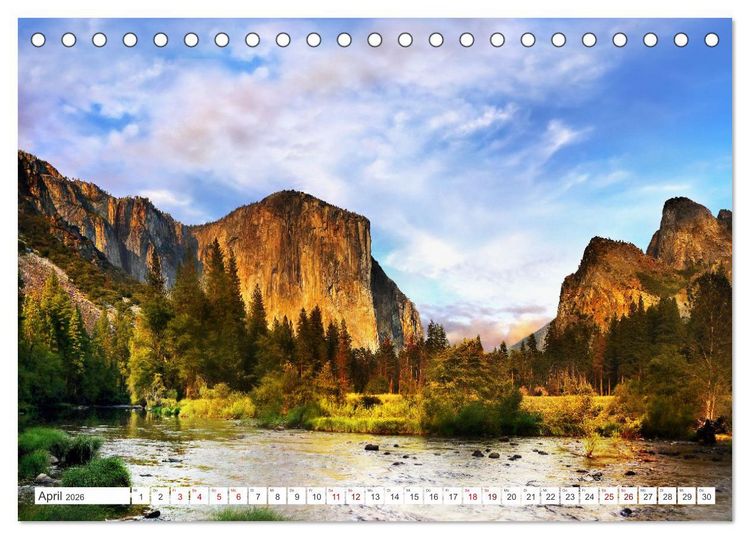 Produktbild: Berge - Die sch&ouml;nsten Gipfel der Welt (Tischkalender 2026 DIN A5 quer), CALVENDO Monatskalender