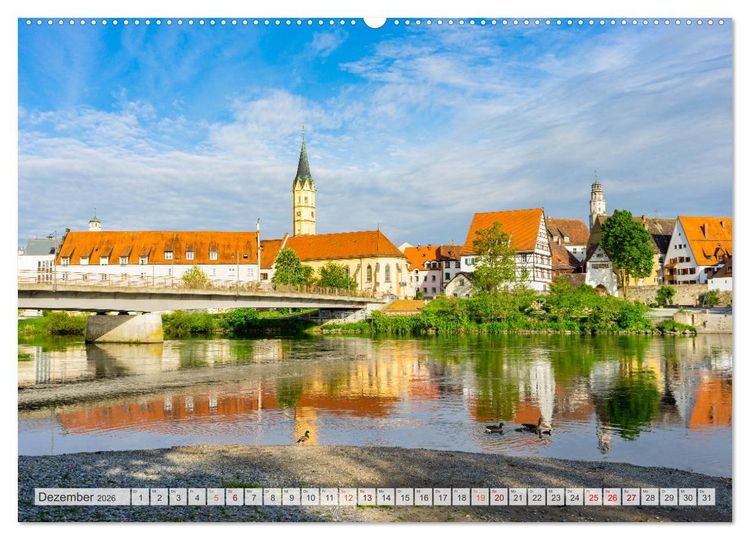 Produktbild: Lauingen Impressionen (Wandkalender 2026 DIN A2 quer), CALVENDO Monatskalender