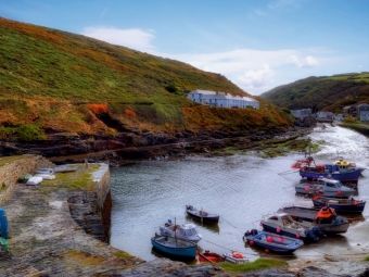 Produktbild: CALVENDO Puzzle Boscastle | 1000 Teile Lege-Gr&ouml;&szlig;e 64x48cm Foto-Puzzle f&uuml;r gl&uuml;ckliche Stunden