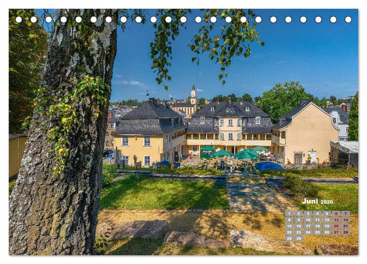 Produktbild: Markneukirchen - Musik & Landschaft einer Region (Tischkalender 2026 DIN A5 quer), CALVENDO Monatskalender