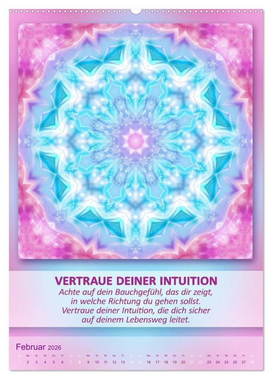 Produktbild: Light Energy Mandalas - Kalender - Vol. 2 (Wandkalender 2026 DIN A2 hoch), CALVENDO Monatskalender