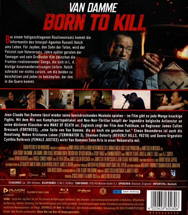 Produktbild: Van Damme: Born to Kill