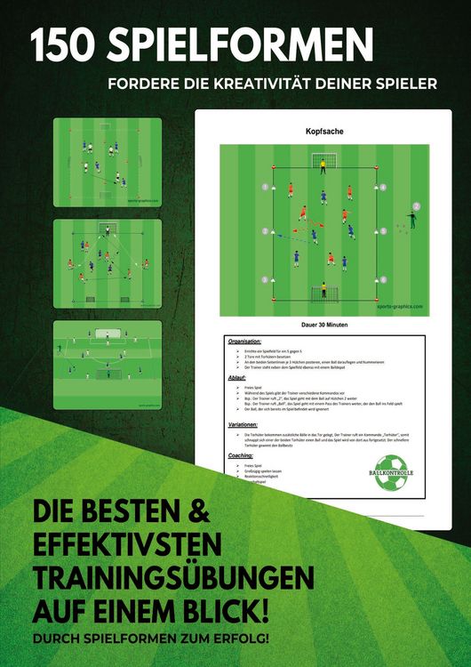 Produktbild: 150 Spielformen - Fordere die Kreativit&auml;t deiner Spieler