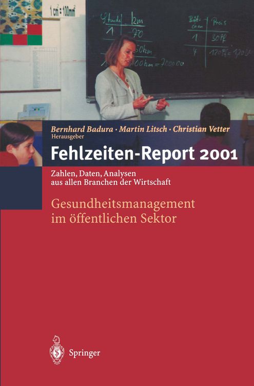 Produktbild: Fehlzeiten-Report 2001