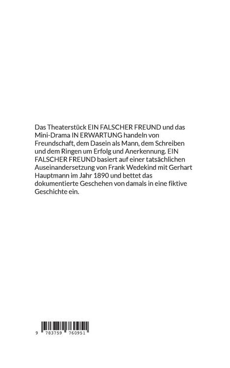 Produktbild: Ein falscher Freund / In Erwartung