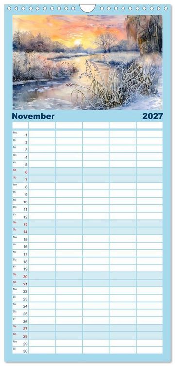 Produktbild: Familienplaner 2027 - Havelland Flair - Immer in Flussn&auml;he mit 5 Spalten (Wandkalender, 21 x 45 cm) CALVENDO