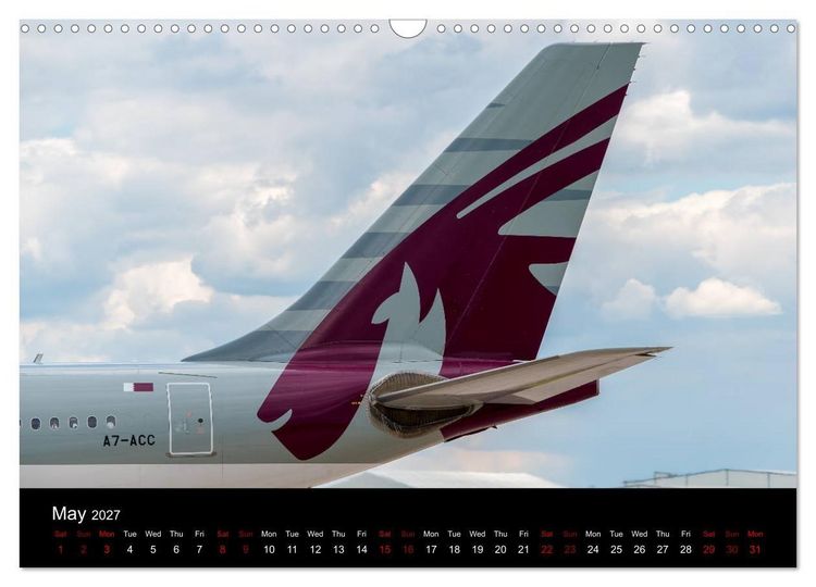 Produktbild: Commercial Airlines (Wall Calendar 2027 DIN A3 landscape), CALVENDO 12 Month Wall Calendar