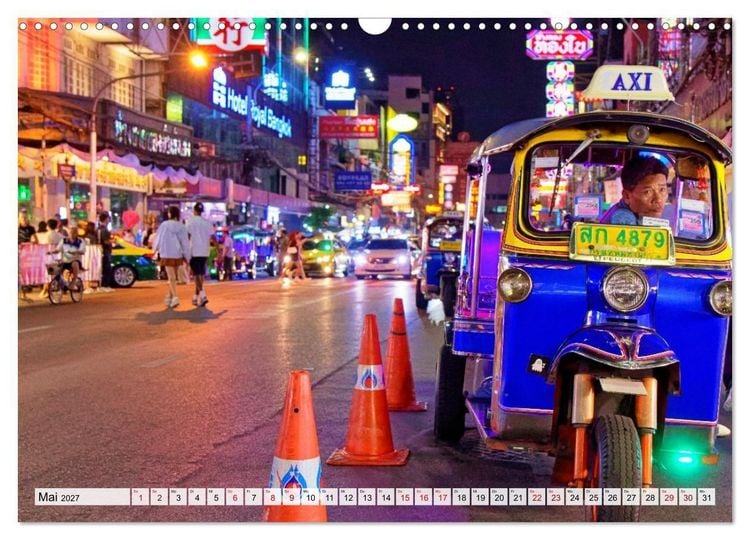 Produktbild: Bangkok und Kuala Lumpur - Megast&auml;dte Asiens (Wandkalender 2027 DIN A3 quer), CALVENDO Monatskalender