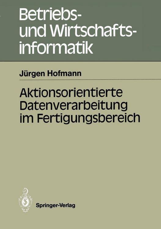 Produktbild: Aktionsorientierte Datenverarbeitung im Fertigungsbereich