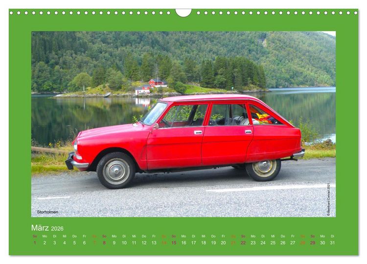Produktbild: Abenteuer Citroen Ami 8 (Wandkalender 2026 DIN A3 quer), CALVENDO Monatskalender
