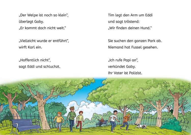 Produktbild: TKKG Junior, B&uuml;cherhelden 1. Klasse, Hilfe f&uuml;r die Welpen