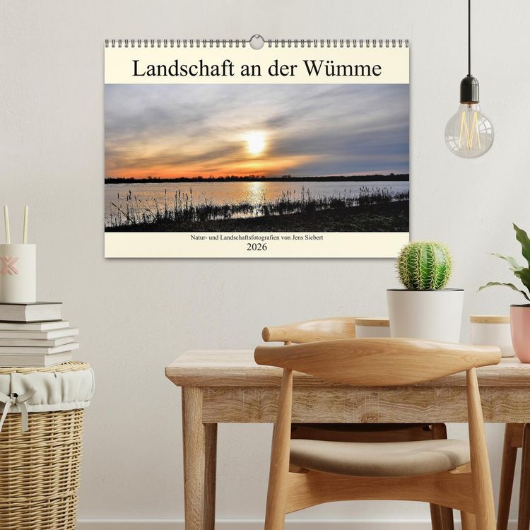 Produktbild: Landschaft an der W&uuml;mme (Wandkalender 2026 DIN A3 quer), CALVENDO Monatskalender