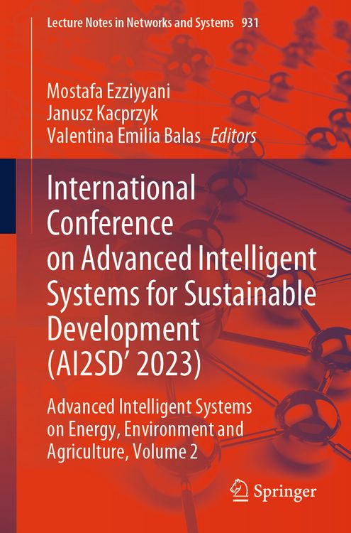 Produktbild: International Conference on Advanced Intelligent Systems for Sustainable Development (AI2SD'2023)