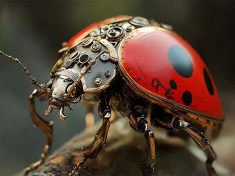 Produktbild: CALVENDO Puzzle Ein Motiv aus dem Kalender "Die fantastische Welt der Steampunk-Insekten" | 1000 Teile Lege-Gr&ouml;&szlig;e 64x48cm Foto-Puzzle f&uuml;r gl&uuml;ckliche Stunden
