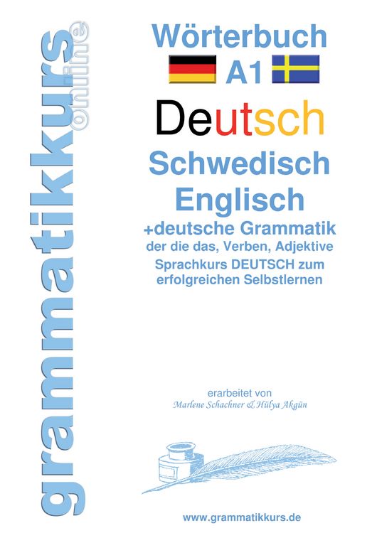 Produktbild: W&ouml;rterbuch A1 Deutsch - Schwedisch - Englisch