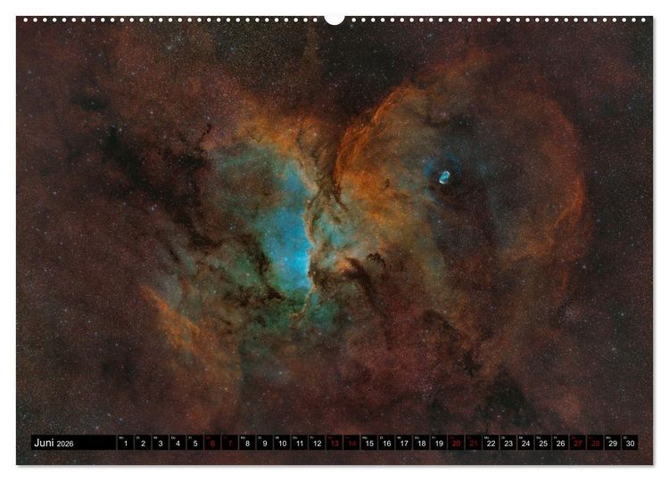 Produktbild: Deep-Sky Fotografie (hochwertiger Premium Wandkalender 2026 DIN A2 quer), Kunstdruck in Hochglanz