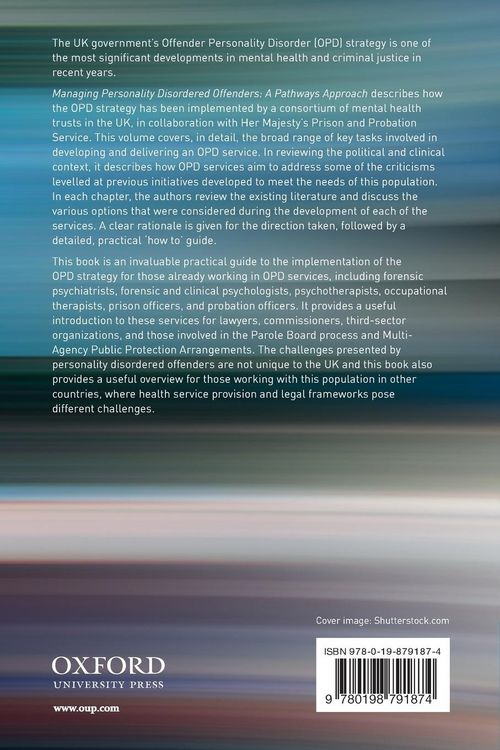 Produktbild: Managing Personality Disordered Offenders