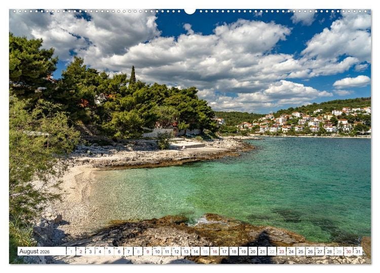 Produktbild: Kroatien - Welterbe Trogir (Wandkalender 2026 DIN A2 quer), CALVENDO Monatskalender