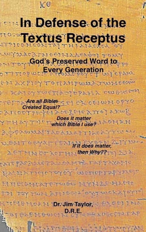 Produktbild: In Defense of the Textus Receptus
