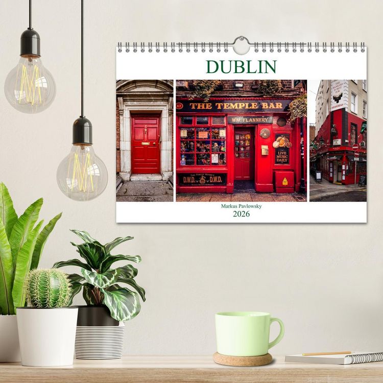 Produktbild: Dublin (Wandkalender 2026 DIN A4 quer), CALVENDO Monatskalender