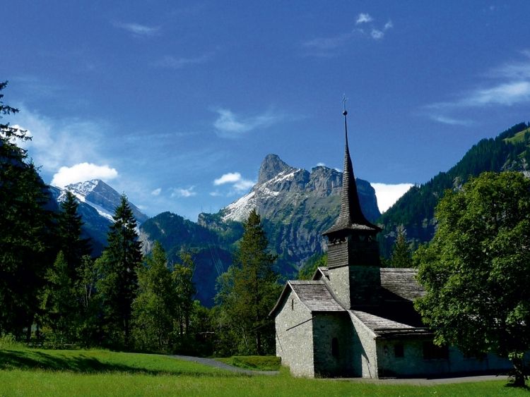Produktbild: Kirche in Kandersteg (Puzzle)