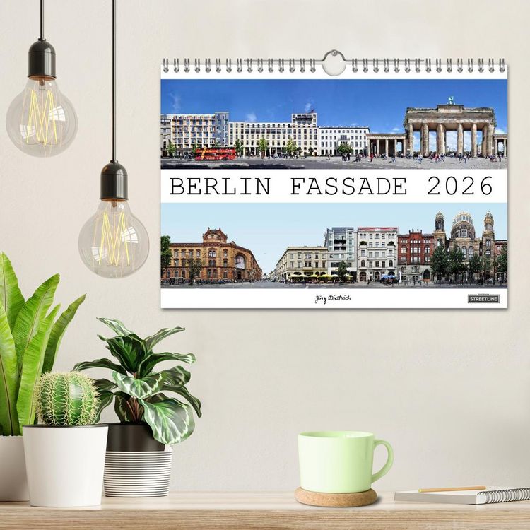 Produktbild: Berlin Fassade (Wandkalender 2026 DIN A4 quer), CALVENDO Monatskalender