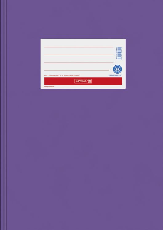 Produktbild: Brunnen Hefth&uuml;lle A4, Papier extrastark, violett