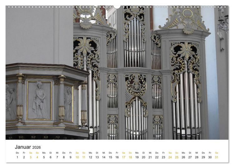 Produktbild: Fantastische Welt der Orgeln (Wandkalender 2026 DIN A2 quer), CALVENDO Monatskalender
