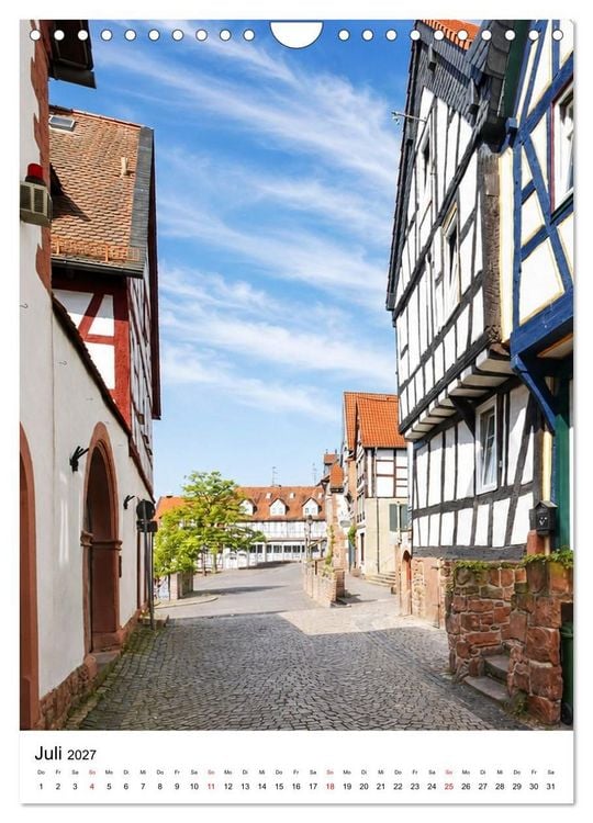 Produktbild: Gelnhausen Stadt vertikal (Wandkalender 2027 DIN A4 hoch), CALVENDO Monatskalender