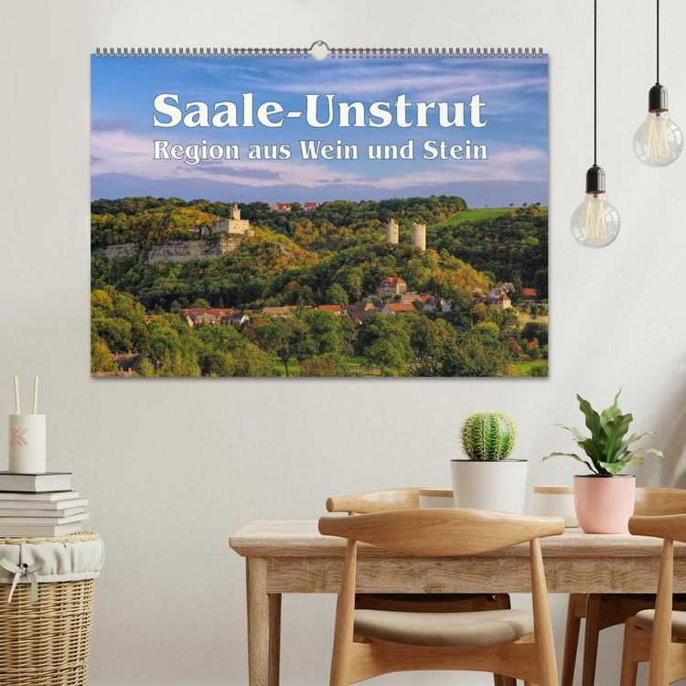 Produktbild: Saale-Unstrut - Region aus Wein und Stein (Wandkalender 2026 DIN A2 quer), CALVENDO Monatskalender