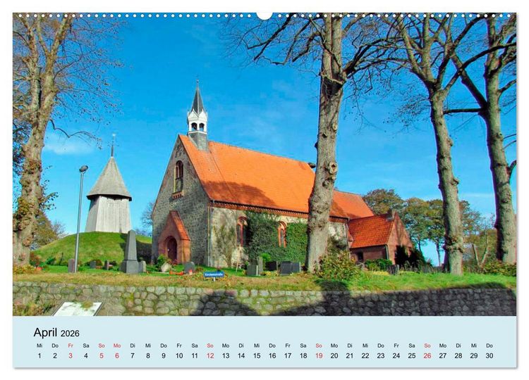 Produktbild: Schwabstedt an der Treene (hochwertiger Premium Wandkalender 2026 DIN A2 quer), Kunstdruck in Hochglanz