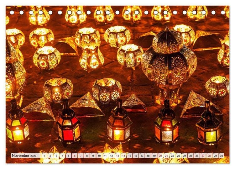 Produktbild: Marrakesch - Perle des S&uuml;dens (Tischkalender 2027 DIN A5 quer), CALVENDO Monatskalender