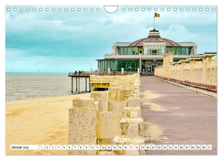 Produktbild: Blankenberge - belgischer K&uuml;stenort (Wandkalender 2026 DIN A4 quer), CALVENDO Monatskalender
