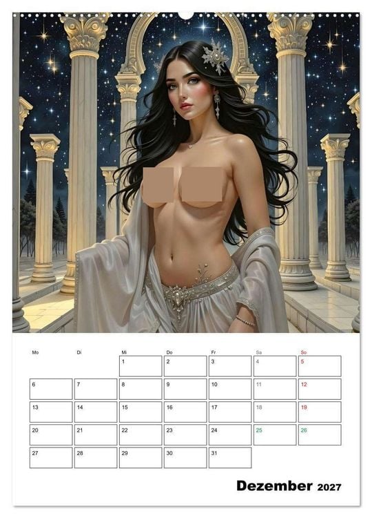 Produktbild: T&ouml;chter der alten G&ouml;tter (hochwertiger Premium Wandkalender 2027 DIN A2 hoch), Kunstdruck in Hochglanz