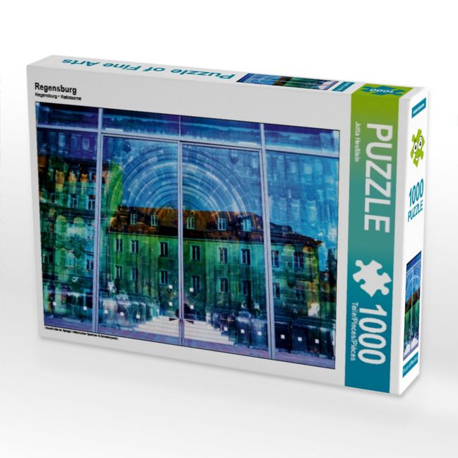 Produktbild: CALVENDO Puzzle Regensburg | 1000 Teile Lege-Gr&ouml;&szlig;e 64x48cm Foto-Puzzle f&uuml;r gl&uuml;ckliche Stunden