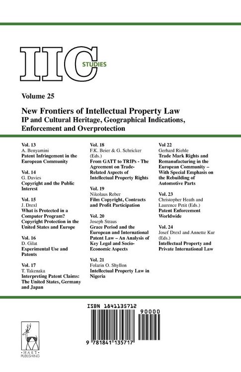 Produktbild: New Frontiers of Intellectual Property Law