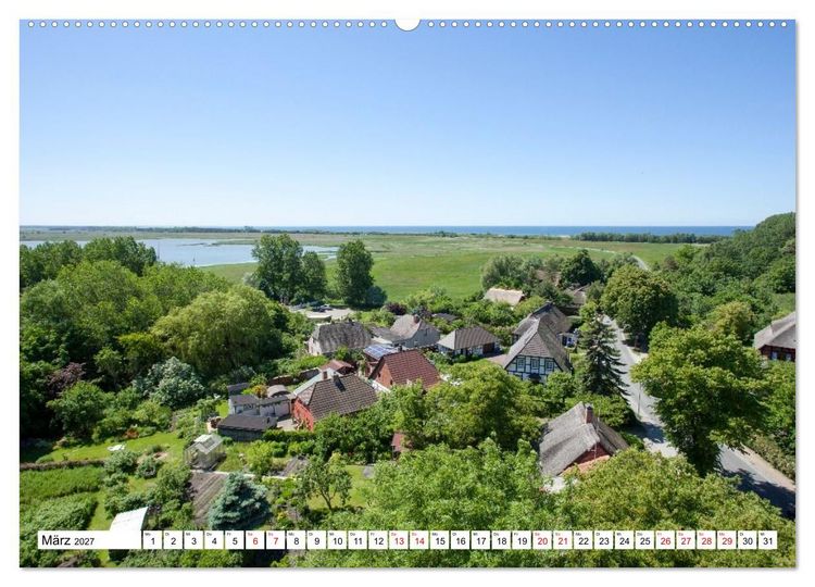 Produktbild: Fischland-Dar&szlig;-Zingst - Momente einer Reise (Wandkalender 2027 DIN A2 quer), CALVENDO Monatskalender