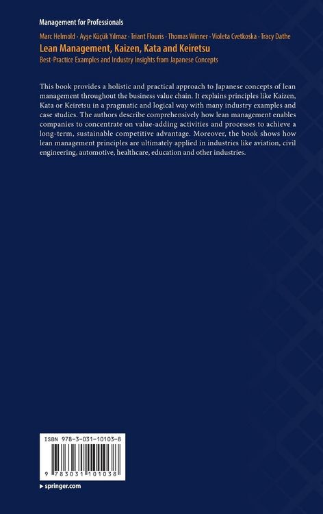 Produktbild: Lean Management, Kaizen, Kata and Keiretsu