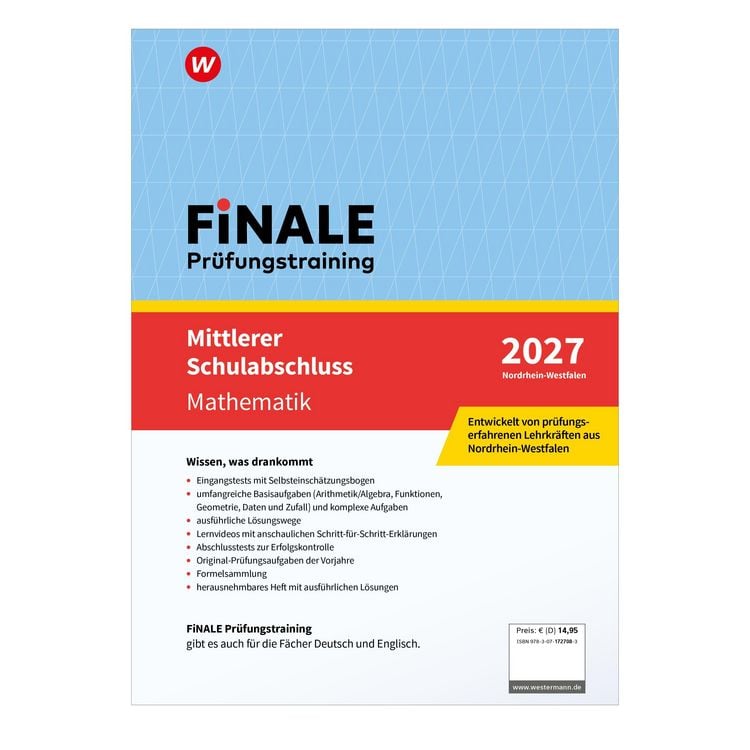 Produktbild: FiNALE - Pr&uuml;fungstraining Mittlerer Schulabschluss Nordrhein-Westfalen