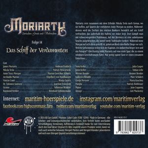 Produktbild: Moriarty - Das Schiff der Verdammten, 1 Audio-CD