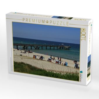 Produktbild: CALVENDO Puzzle Strand und Seebr&uuml;cke des Ostseebades Rerik | 1000 Teile Lege-Gr&ouml;&szlig;e 64x48cm Foto-Puzzle f&uuml;r gl&uuml;ckliche Stunden